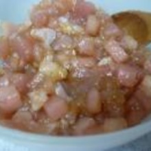 ごま油でおいしい びんちょうマグロのぶつ切り漬け丼 レシピ 作り方 By Megmako 楽天レシピ ごま油でおいしい びんちょうマグロのぶつ切り漬け丼 レシピ 作り方 By Megmako 楽天レシピ